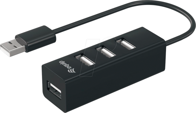 EQUIP 128955 - USB 2.0 4-Port Hub, 4x A