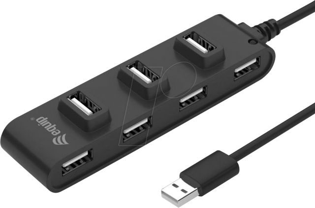 EQUIP 128957 - USB 2.0 7-Port Hub, 7x A