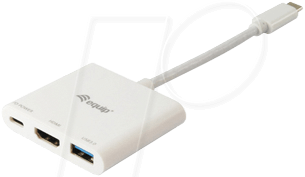 EQUIP 133461 - USB Type-C zu HDMI, USB 3.0 und PD Adapter
