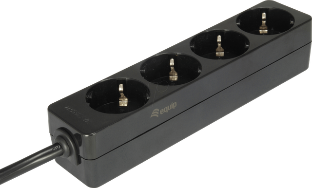 EQUIP 333281 - Steckdosenleiste für USV, 4-fach Schutzkontakt