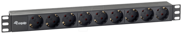 EQUIP 333282 - Steckdosenleiste für USV, 9-fach Schutzkontakt