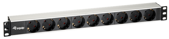 EQUIP 333292 - Steckdosenleiste für USV, 9-fach Schutzkontakt