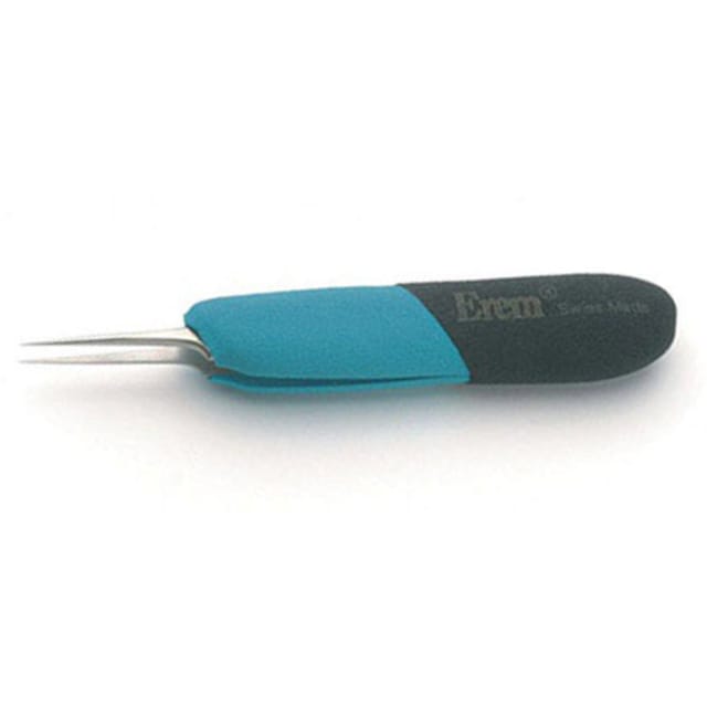 EREM E5SA - Ergonomische Präzisionspinzette mit geraden, sehr feinen Spitzen