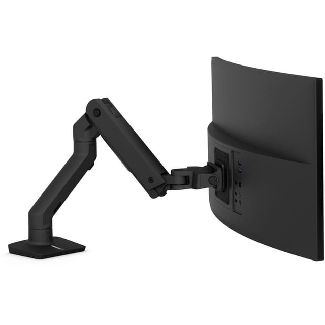 ET 45-475-224 - Ergotron HX Monitorarm, bis 42 Zoll - Tischhalterung, schwarz