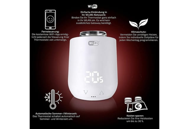 ET COMET WIFI - Heizkörperthermostat Comet WiFi, elektronisch