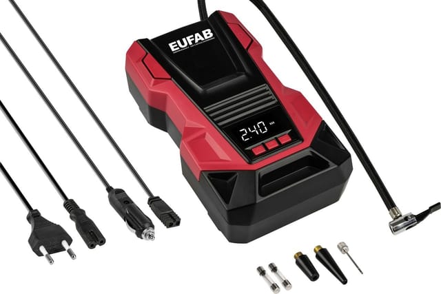 EUFAB 21084 - Dual Power Kompressor, 10 Bar, 12 V / 230 V