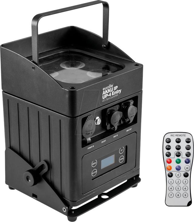 EURO 41700585 - IP65-Akku-Uplight mit RGBW, QuickDMX