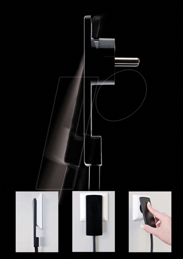 EVOLINE PLUG WS - Schutzkontaktstecker Typ EF - CEE 7/7, weiß