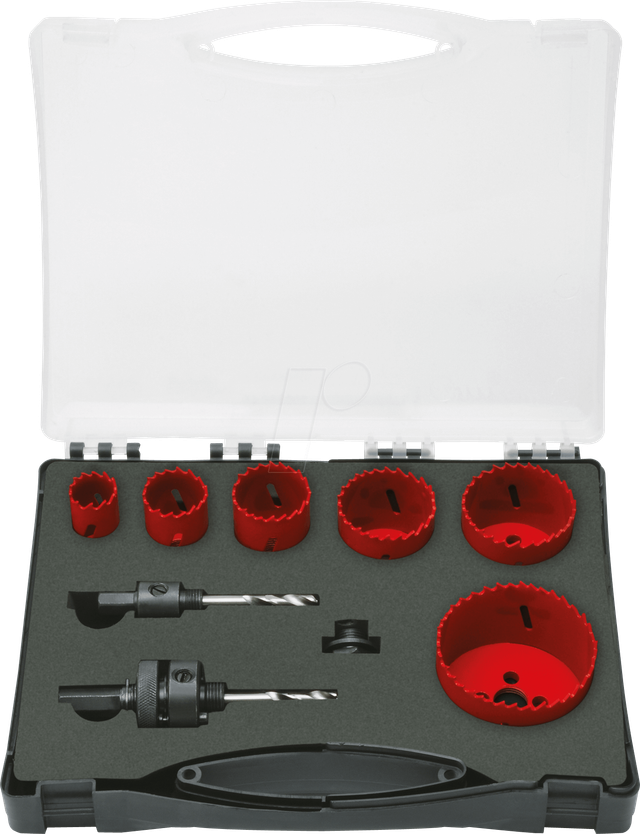 EXACT 70604 - Lochsägensatz, Elektro, HSS Bimetall, 9-teilig