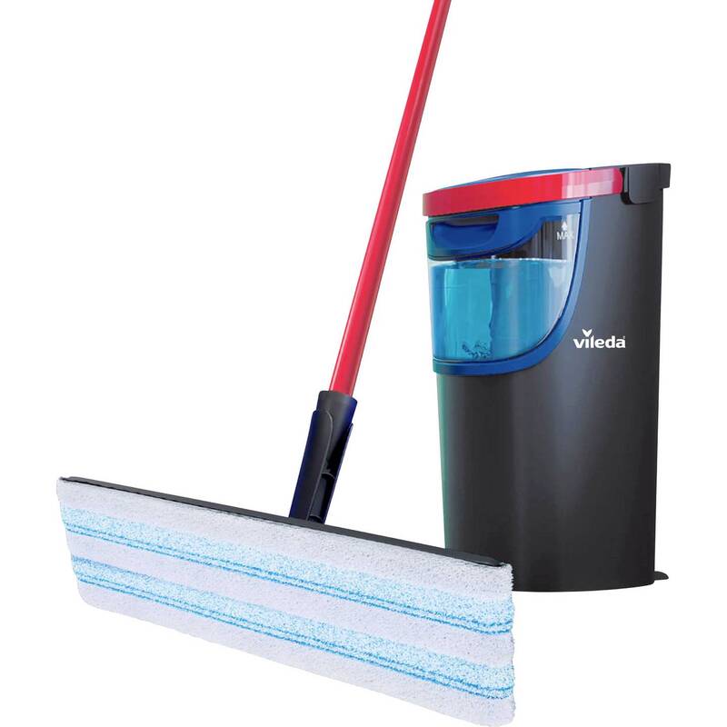 [gebraucht] B-ware Vileda Bodenwischer H2pro Flachwischer Mopp Reinigungsset 1,2l 60m² 132cm
