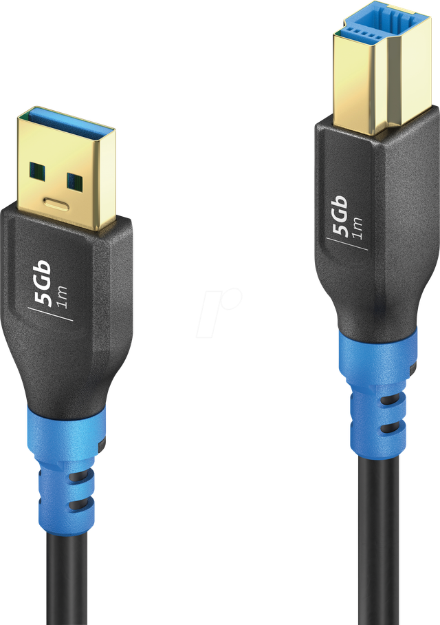 FI-U300-010 - USB 5 Gb/s-Kabel, A Stecker auf B Stecker, 1,0 m