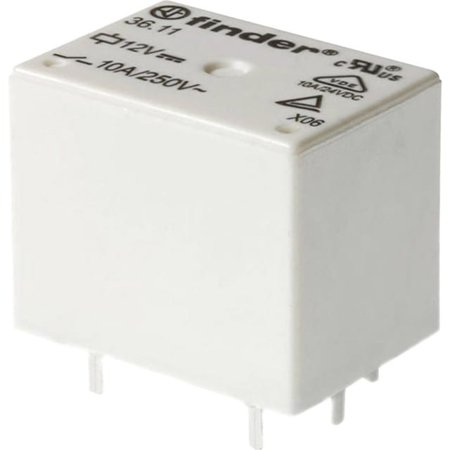 FIN 36.11 5V - Finder-Subminiaturrelais, 1x UM, 250V 10A, 5V
