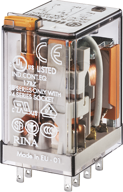 FIN 55.32.9 24V2 - Industrierelais, 2x CO, 250V/10A, 24 V DC