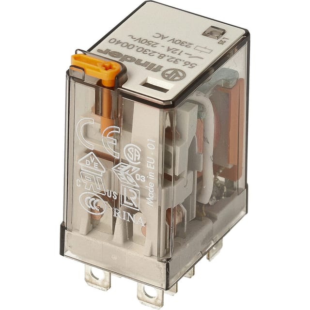 FIN 56.32.8 230V - Industrierelais, 2x UM, 250V/12A, 230V
