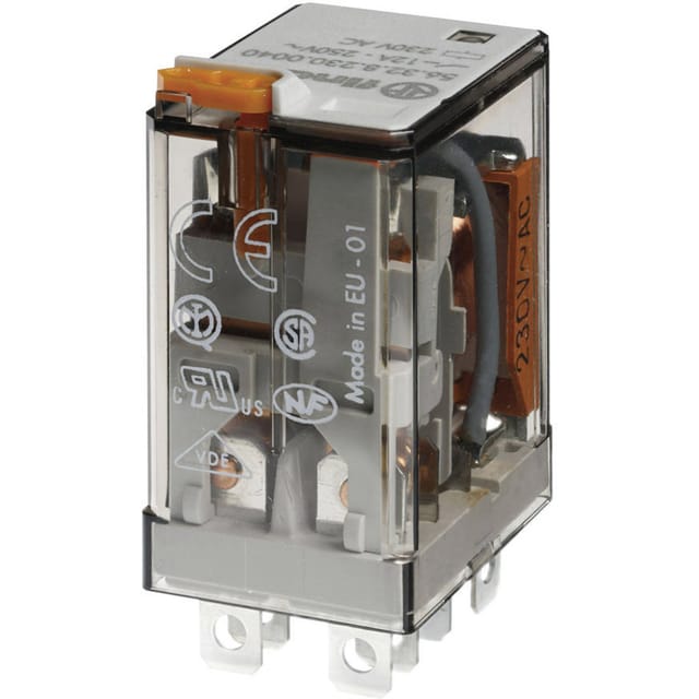 FIN 56.32.9 12V - Industrierelais, 2x UM, 250V/12A, 12V
