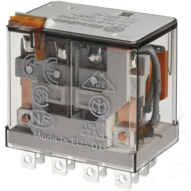 FIN 56.34.9 12V - Industrierelais, 4x UM, 250V/12A, 12V