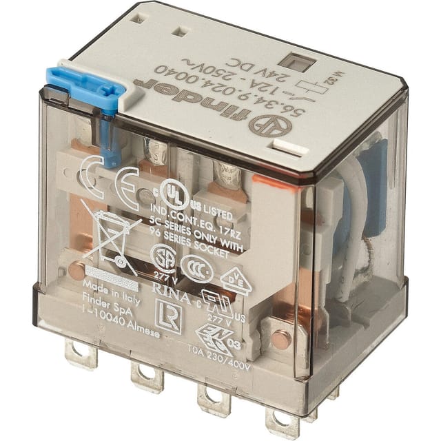 FIN 56.34.9 24V - Industrierelais, 4x UM, 250V/12A, 24V