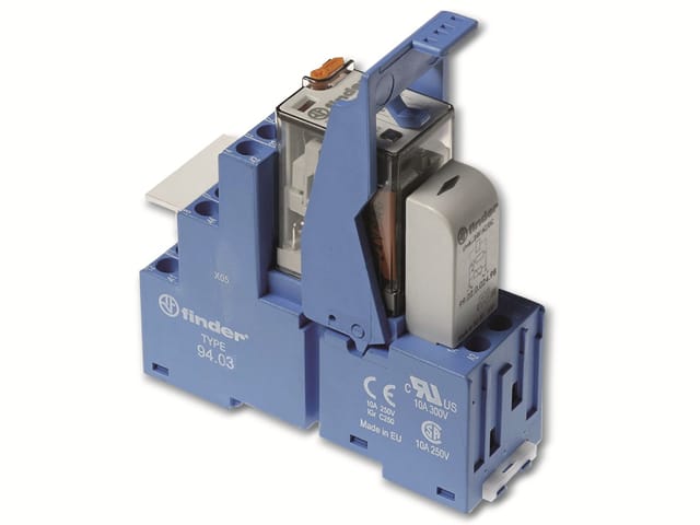 FIN 58.33.8 230V - Koppelrelais mit Schraubanschlüssen, 3 CO, 10 A, 230 V AC