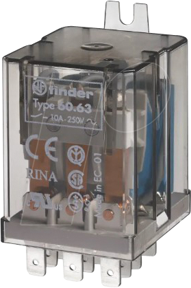 FIN 60.63.8 230V - Universalrelais, 3 CO, 230 V AC