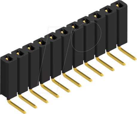 FIS BL 3 11G - Buchsenleiste, 1-reihig, 1 x 11 - 2,54 mm