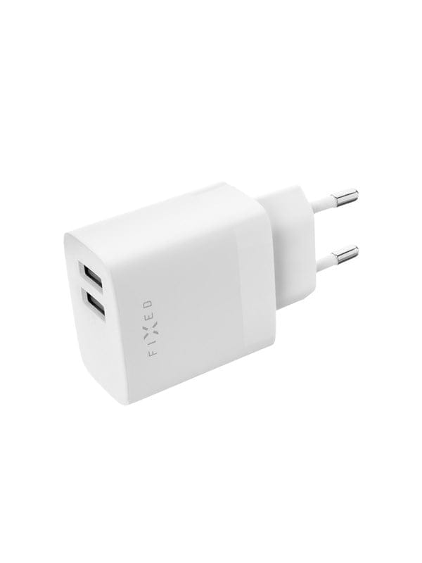 FIXC17N-2U-WH - USB-Ladegerät, 17 W, 5 V, 3,4 A, 2x USB-A, weiß