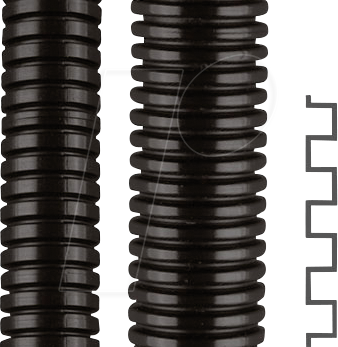 FLEXA10233202048 - FLEXA ROHRflex PA6 AD54,5 - 25 m, schwarz