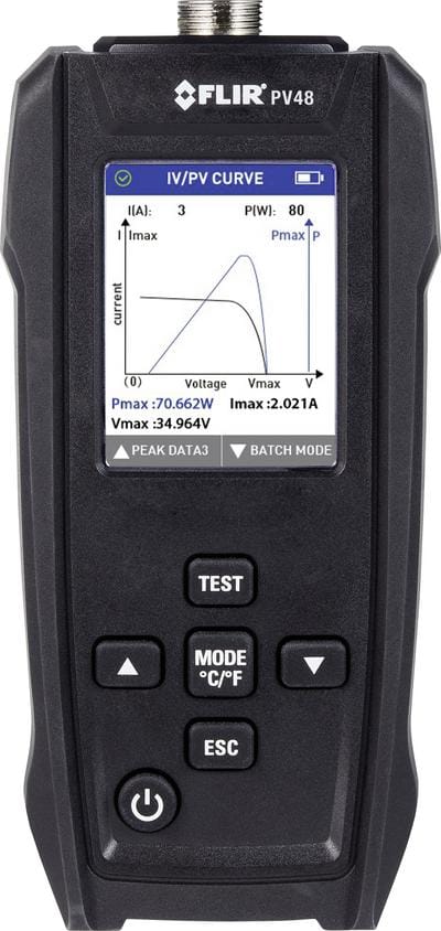 FLIR PV48 - Prüfgerät für PV-Module PV48, Temperaturmessung, I-V-Kurve