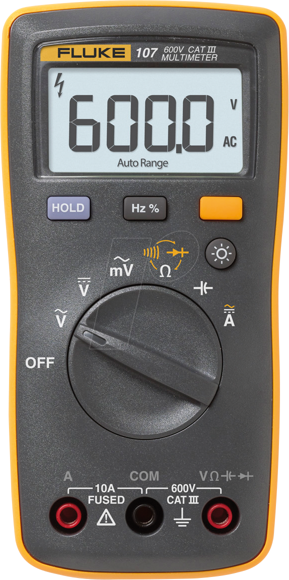 FLUKE 107 - Multimeter 107, digital, 6000 Counts