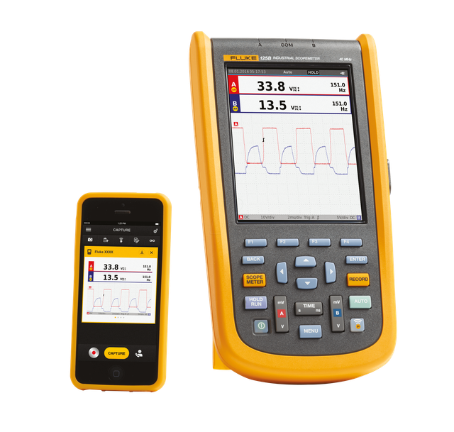 FLUKE 125BS - Handheld-Oszilloskop ScopeMeter® 125B/S für Industrie, Set