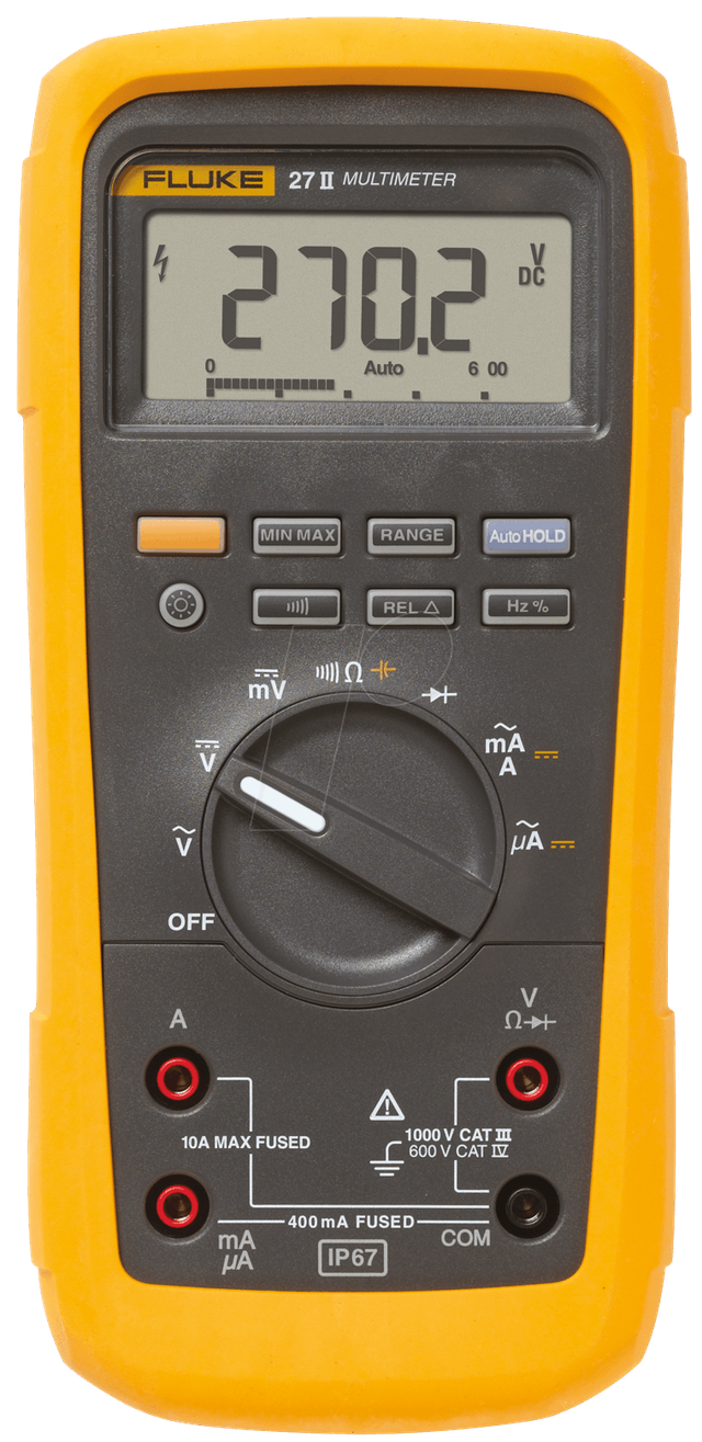 FLUKE 27II - Multimeter 27-II, digital, 6000 Counts, für Industrie