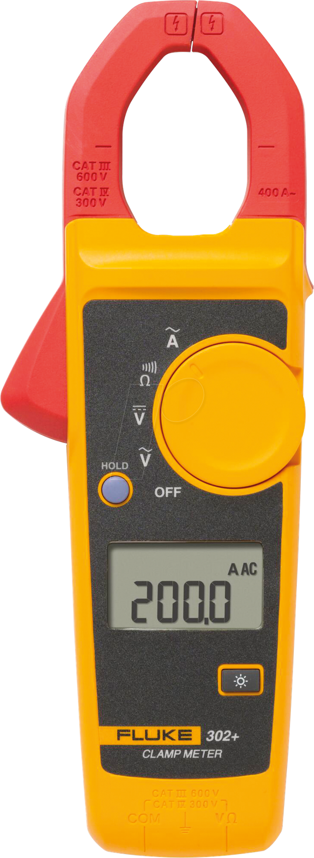 FLUKE 302+ - Stromzange 302+, digital, AC, bis 400 A
