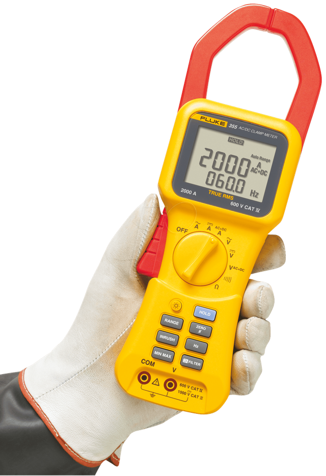 FLUKE 355 - Stromzange 355, digital, AC/DC, bis 2000 A