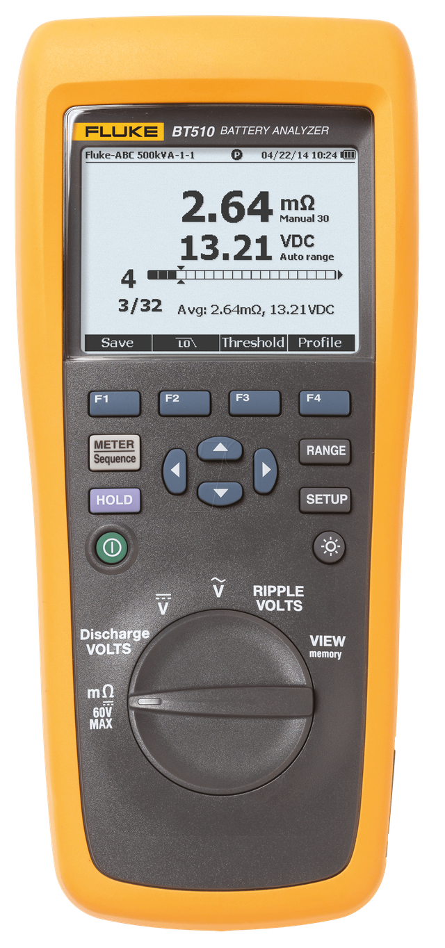 FLUKE BT510 - Batterietester BT510, 0 - 600 V AC/DC