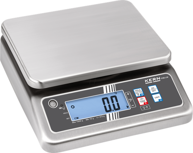 FOB 1K-4LM - Tischwaage, digital, bis 1,5 kg, 0,5 g