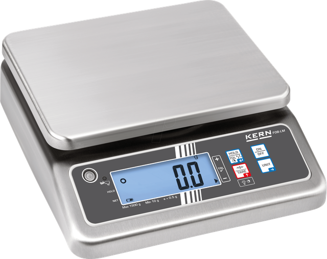 FOB 3K-3LM - Tischwaage, digital, bis 3 kg, 1 g
