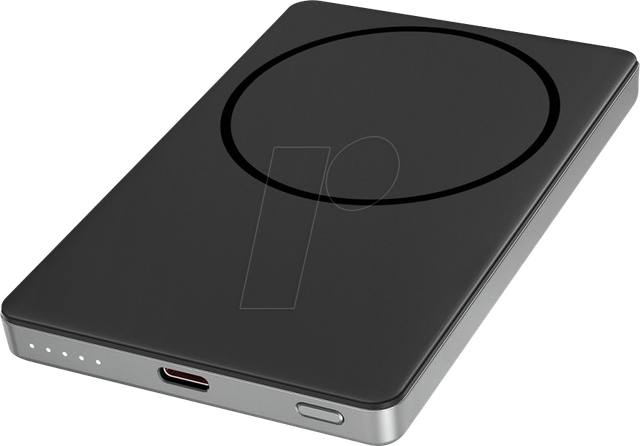 FONTASTIC 264504 - Powerbank, MagSafe, 5000 mAh, 1x USB-C, schwarz