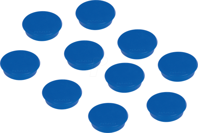 FRANKEN HM2003 - Magnete, 24 mm, blau, 10 Stück