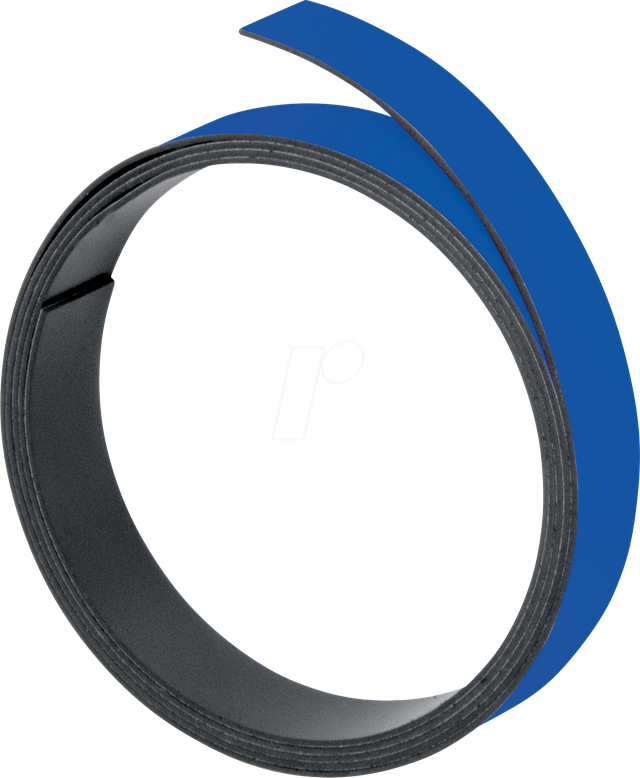 FRANKEN M80203 - Magnetband, 100 cm x 10 mm, blau
