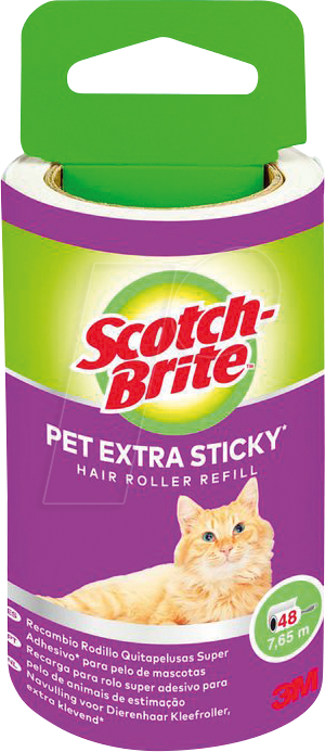 FUSSEL PET NF - Scotch-Brite Fusselroller Pet Extra Sticky Ersatz-