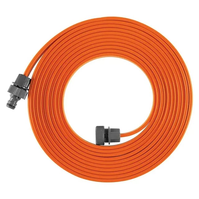 GARDENA 00995-20 - Schlauch-Regner, orange, komplett mit Armaturen, Länge 7,5 m