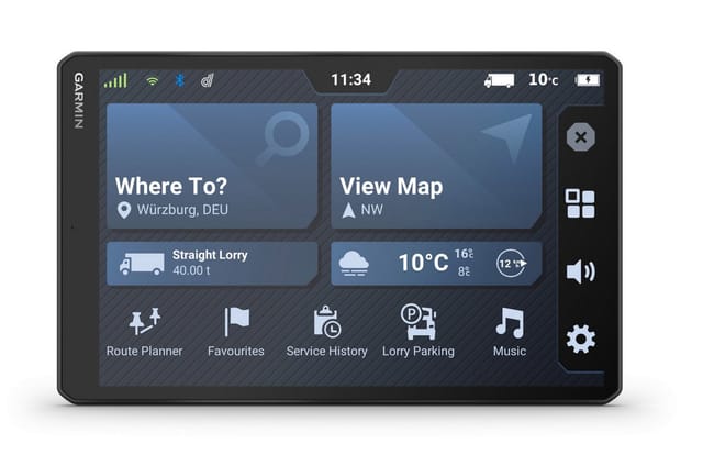 GARMIN LGV1020 - LKW-Navigation - Dezl LGV1020 MT-D, 8'' (25,4 cm), EU (46 Länder)
