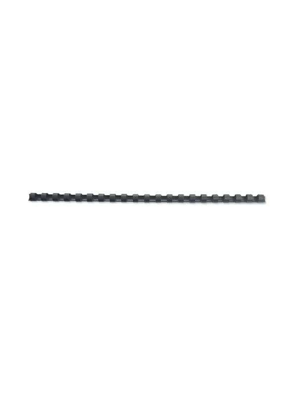 GBC 4028174 - Binderücken, Plastik, 8 mm, schwarz, 100 Stück
