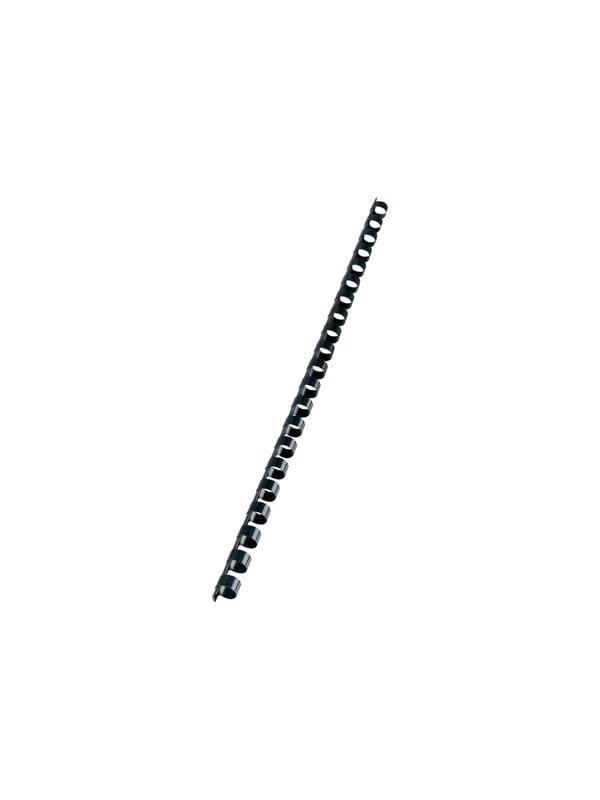 GBC 4028175 - Binderücken, Plastik, 10 mm, schwarz, 100 Stück
