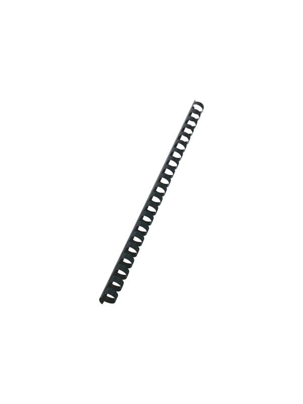 GBC 4028178 - Binderücken, Plastik, 14 mm, schwarz, 100 Stück