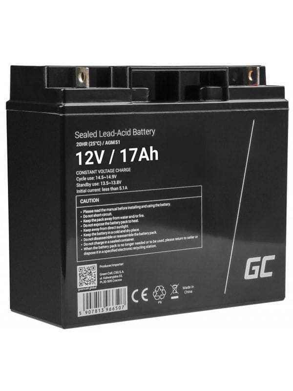 GC AGM51 17AH - Blei-Vlies-Akku, AGM, 12V, 17 Ah