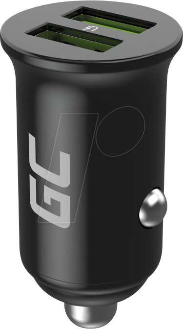 GC CADM-GC-36AA - USB-Ladegerät, 36 W, 2x USB-A, schwarz