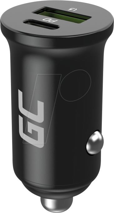 GC CADM-GC-38AC - USB-Ladegerät, 38 W, 1x USB-C, 1x USB-A, schwarz