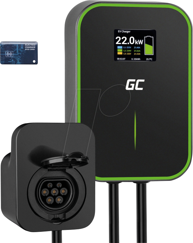 GC EV15RFID - Wallbox, 22 KW, 6 m, RFID