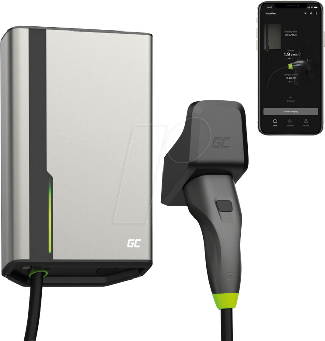 GC EVGC021B2275 - Wallbox, 3,6 - 22 KW, 7,5 m, NFC