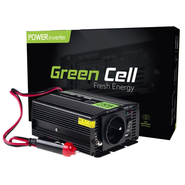GC INV06 - Wechselrichter, modifizierte Sinuswelle, 150/ 300 W